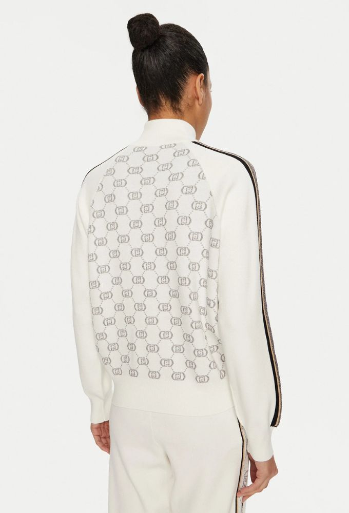 Liu Jo Sport Ζακέτα Λευκή Regular Fit - Image 2