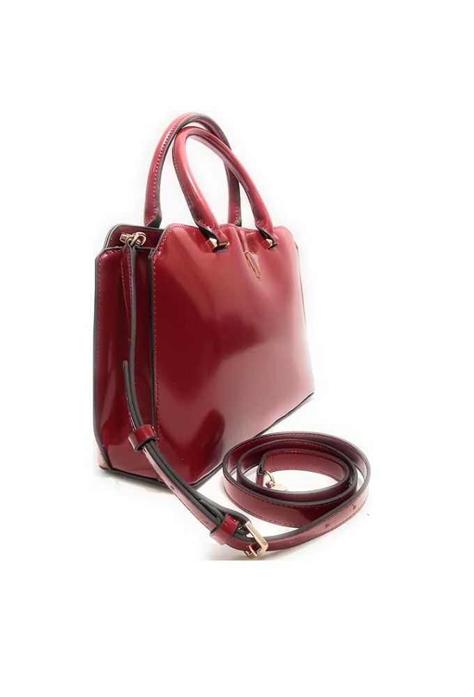 Guess Γυναικεία Τσάντα Χειρός Kόκκινη - Image 2