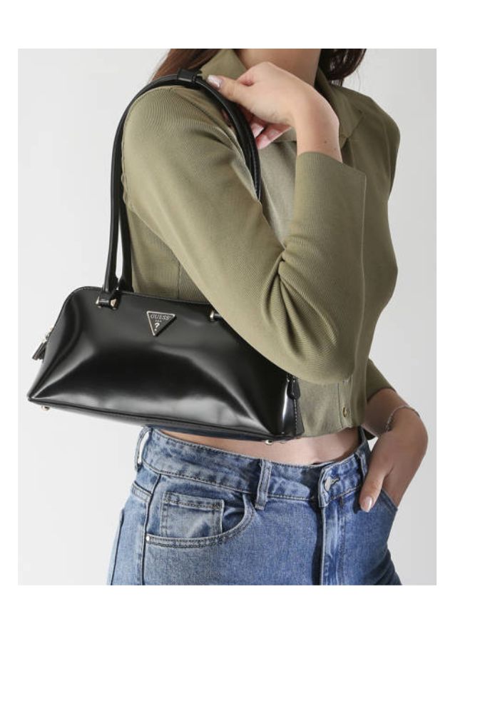 Guess Γυναικεία Τσάντα Ώμου Μαύρη - Image 2