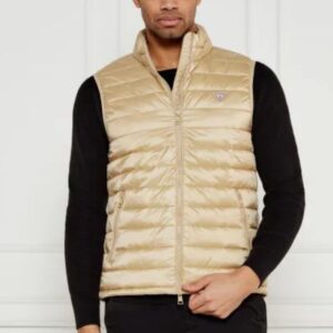 Guess Αμάνικο Μπουφάν Puffer Mπεζ