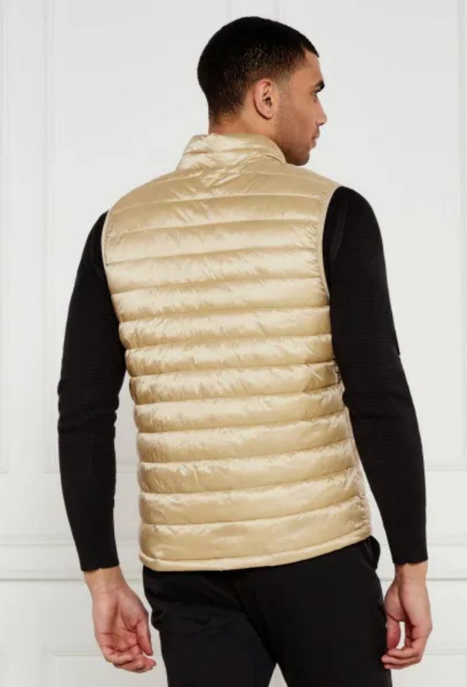 Guess Αμάνικο Μπουφάν Puffer Mπεζ - Image 2