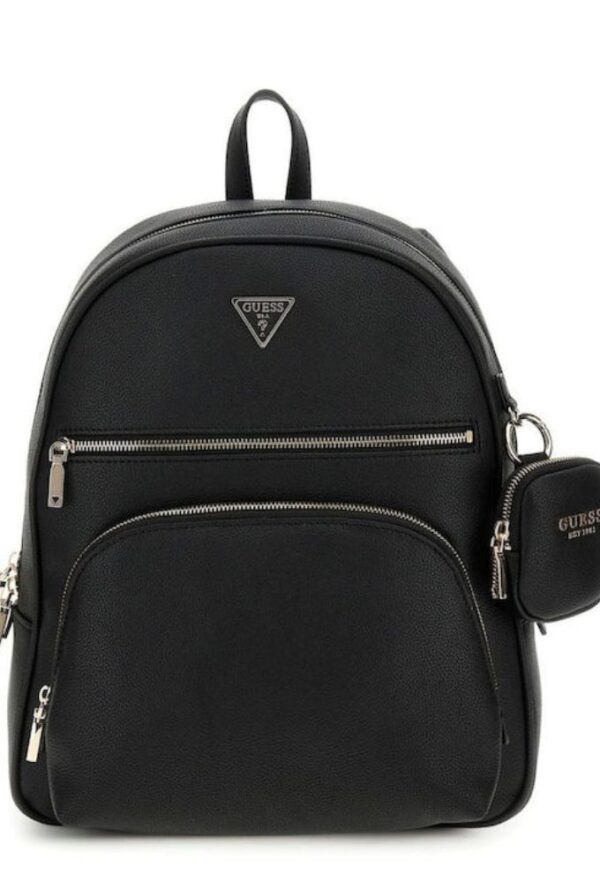 Guess Γυναικεία Τσάντα Πλάτης Μαύρη