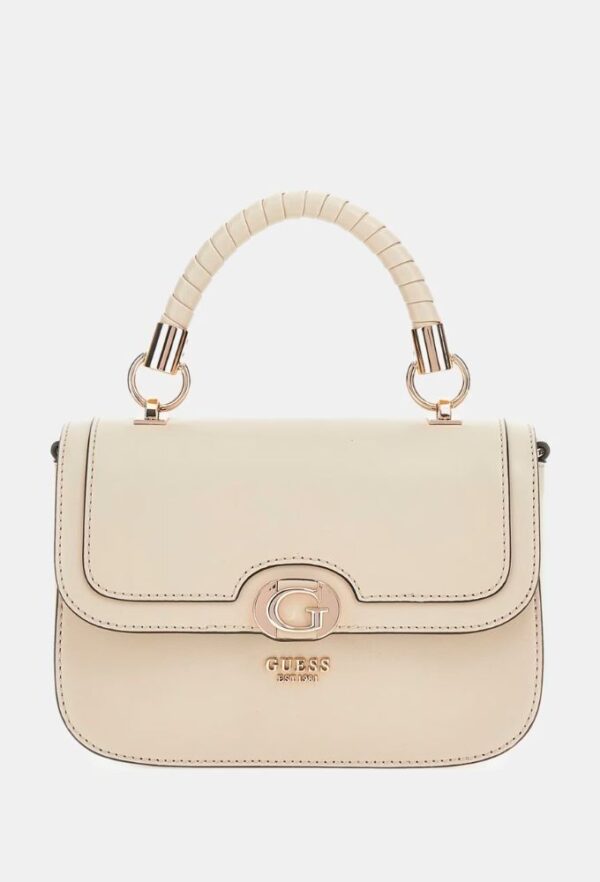 Guess Γυναικεία Τσάντα Xειρός ORLINA Μπεζ