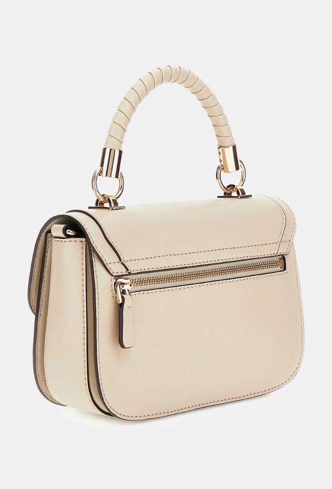 Guess Γυναικεία Τσάντα Xειρός ORLINA Μπεζ - Image 2