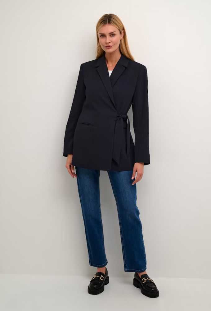 Kaffe Γυναικείο Σακάκι Mπλέ Σκούρο - Image 2