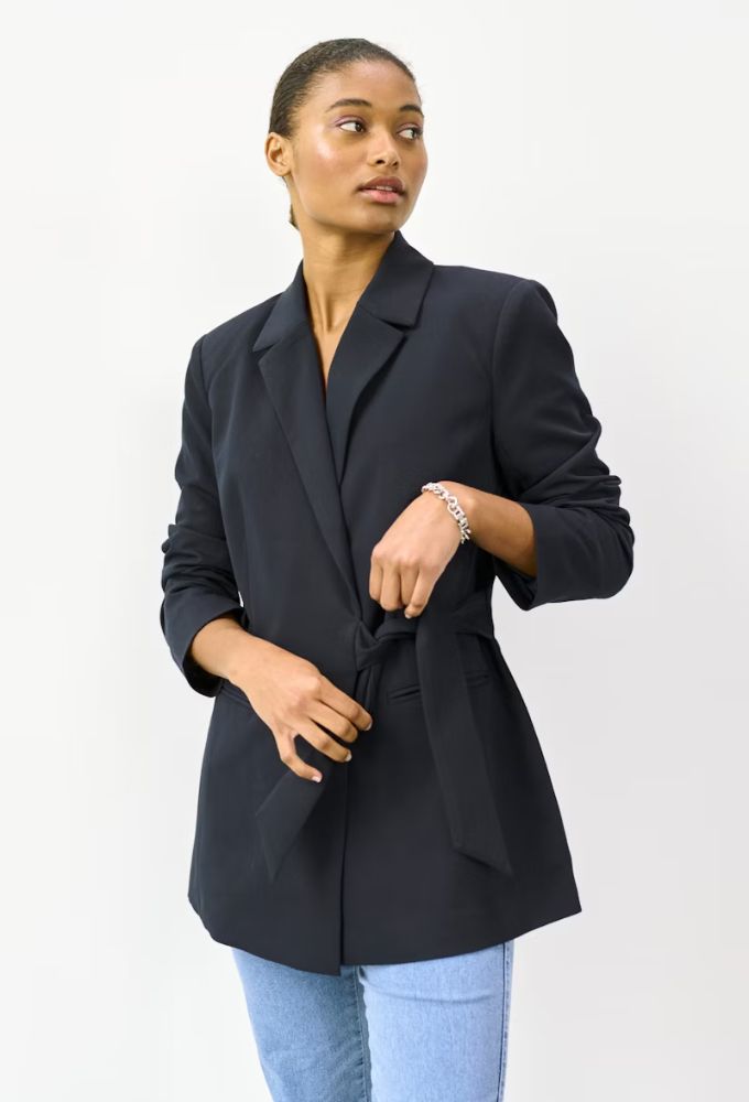 Kaffe Γυναικείο Σακάκι Mπλέ Σκούρο - Image 3