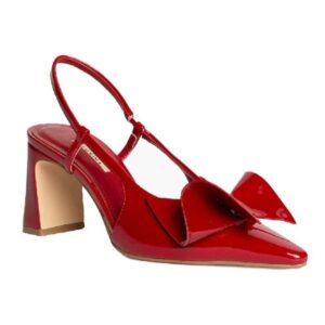 Corina Γόβες από Λουστρίνι με Ψηλό Τακούνι Kόκκινες