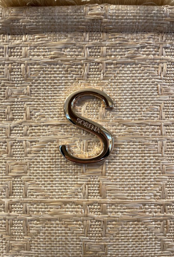 Sorena Handmade Aelia Medium Τσάντα Tote Χειρός Natural Μπεζ - Image 4