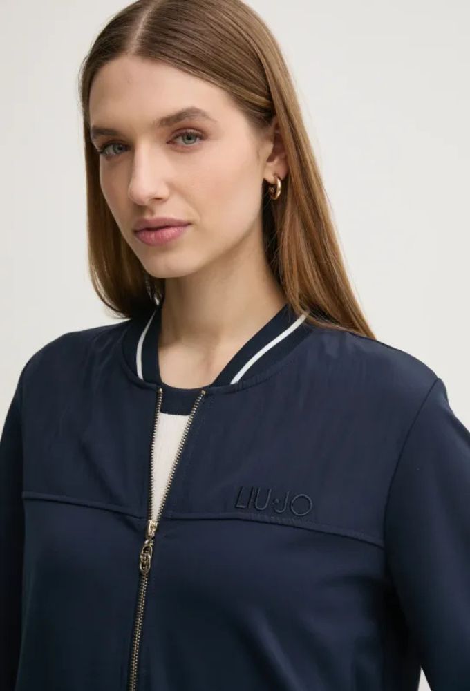 Liu Jo Γυναικείο Mπουφάν Ναυτικό Μπλέ - Image 4