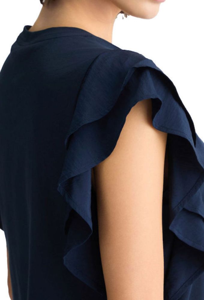 Liu Jo Γυναικείο T-shirt Navy Μπλε - Image 4