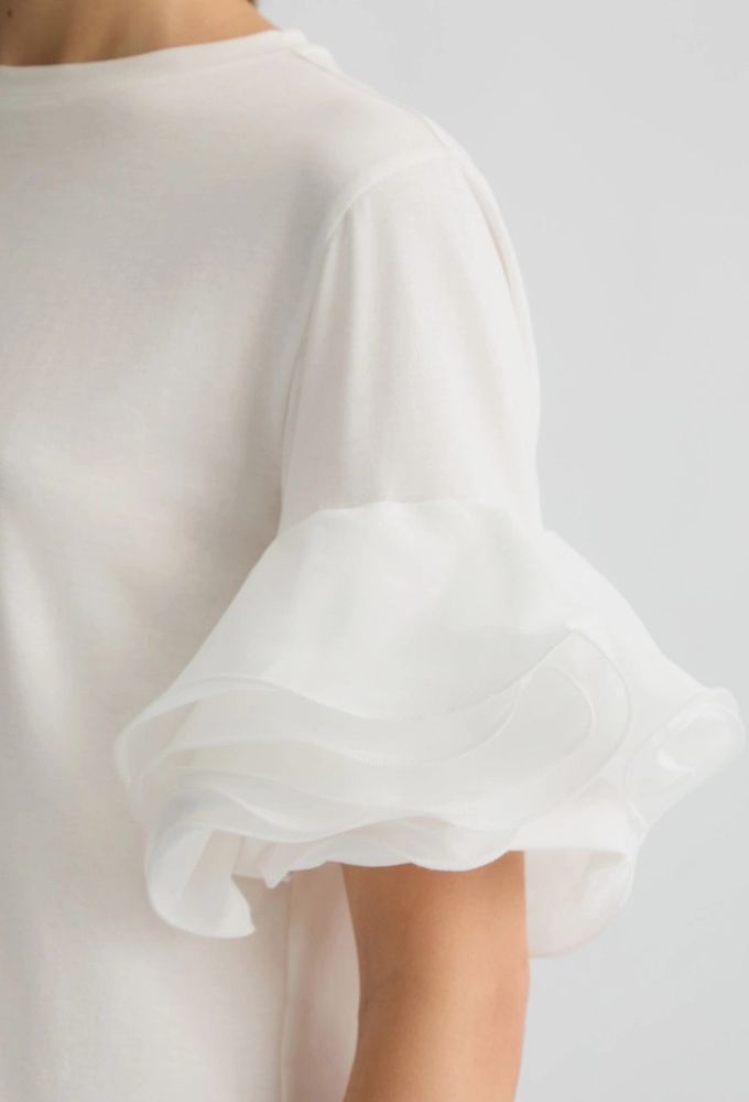 Liu Jo Γυναικείο T-shirt Star White - Image 3