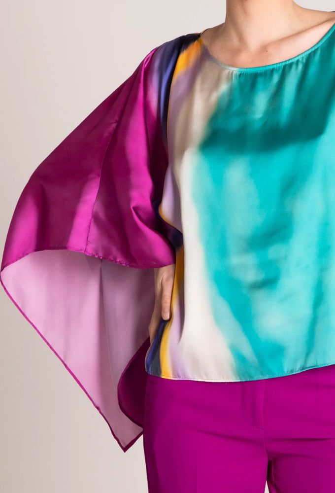 Edas Γυναικεία Πολύχρωμη Μπλούζα - Image 4