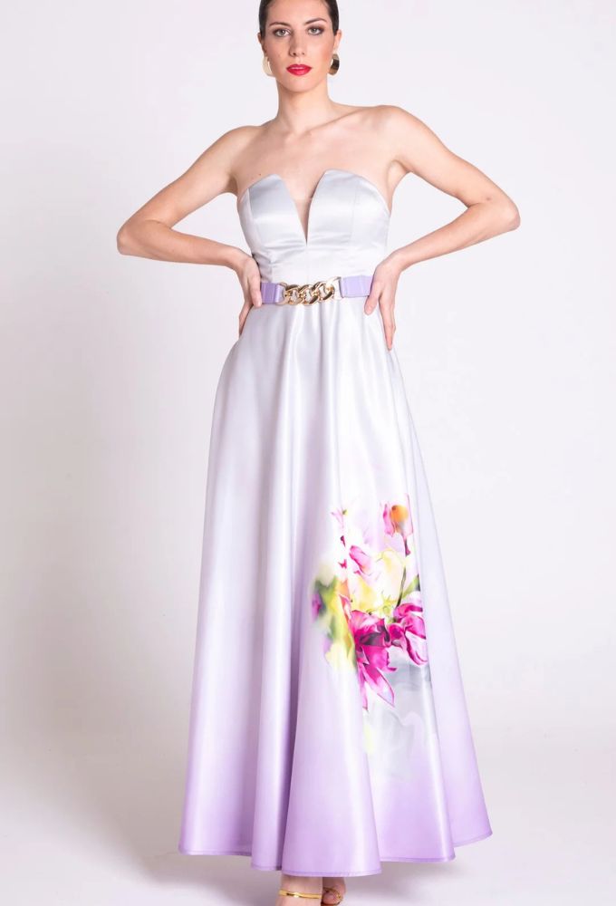 Edas Aμπιγιέ Maxi Φόρεμα Λιλά