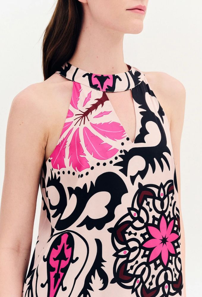 Forel Φόρεμα Floral με Παρτούς Ώμους - Image 4