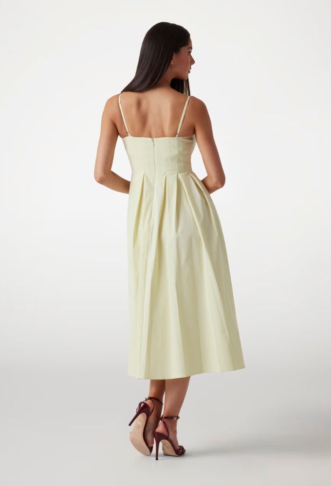 Guess Μίντι Φόρεμα Κίτρινο με Τιράντες - Image 2