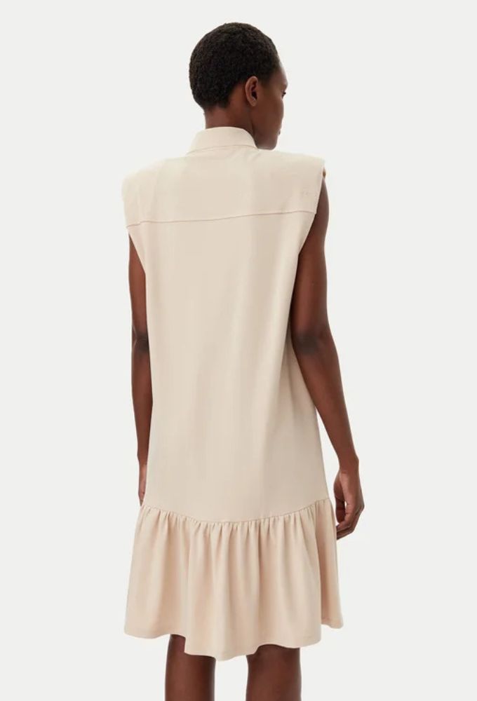 Liu Jo Sport Φόρεμα πουκάμισο TA5191 J5942 Μπεζ Regular Fit - Image 2