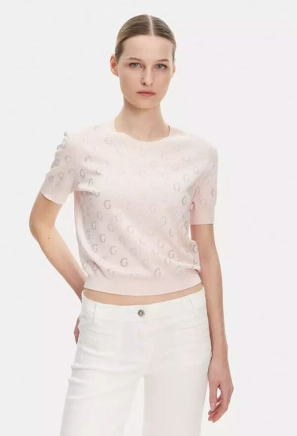 Guess Γυναικεία Μπλούζα Ροζ