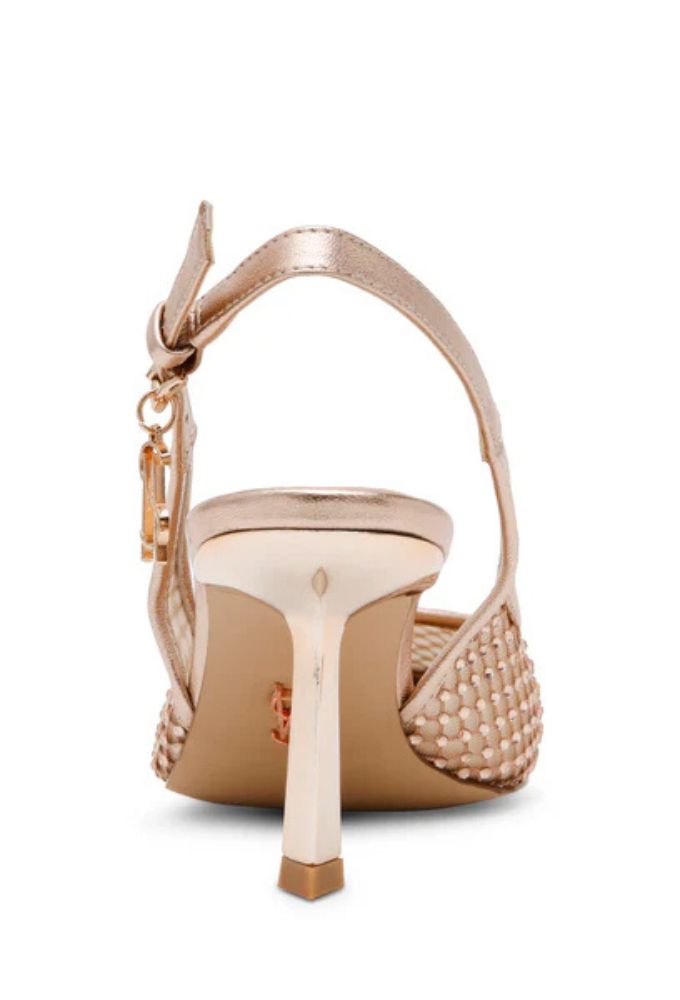 Steve Madden Γόβες Ρόζ Χρυσό με Στράς - Image 5