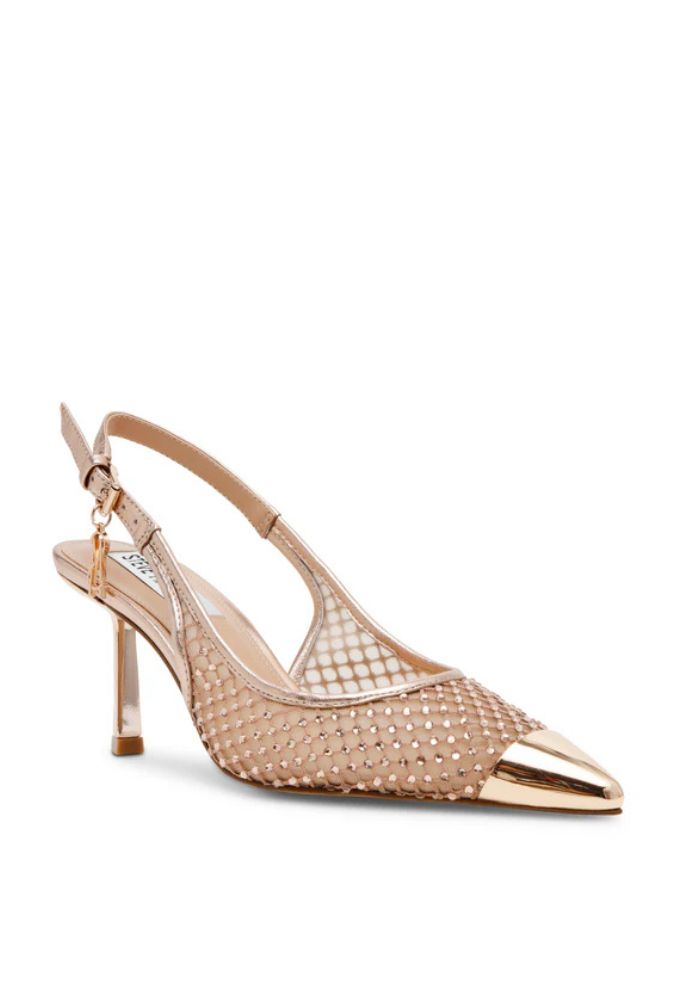 Steve Madden Γόβες Ρόζ Χρυσό με Στράς