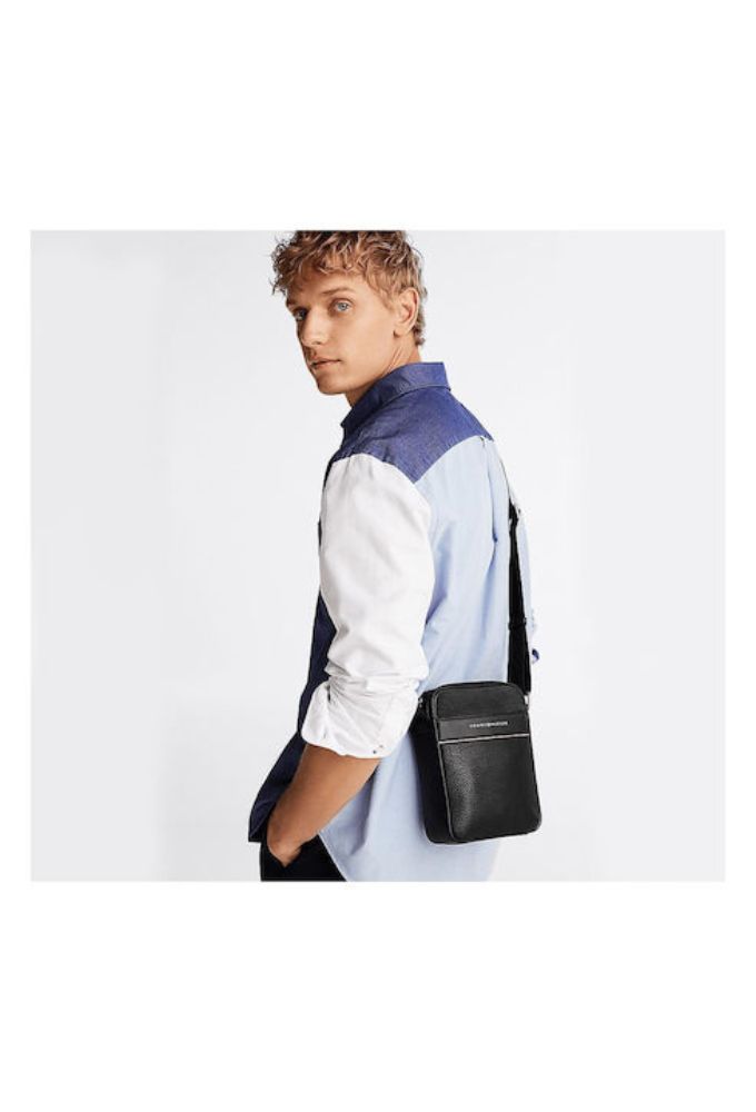 Tommy Hilfiger Ανδρική Τσάντα Ώμου / Χιαστί Μαύρη - Image 2