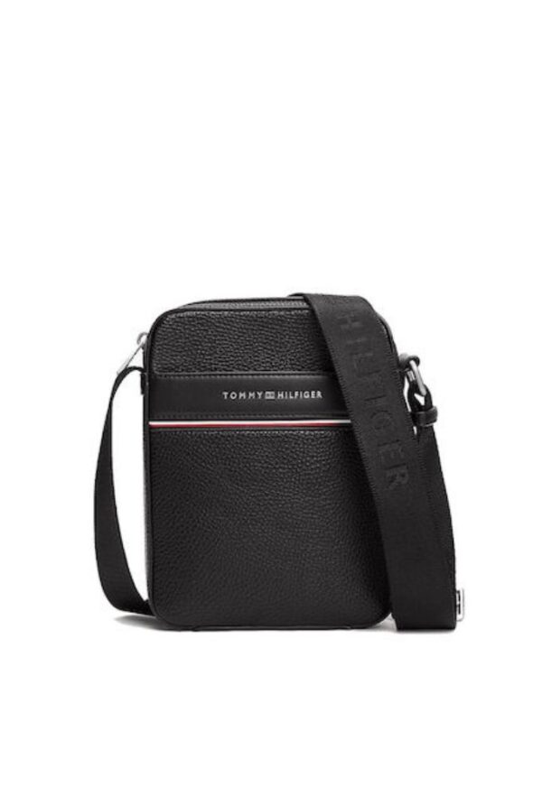 Tommy Hilfiger Ανδρική Τσάντα Ώμου / Χιαστί Μαύρη