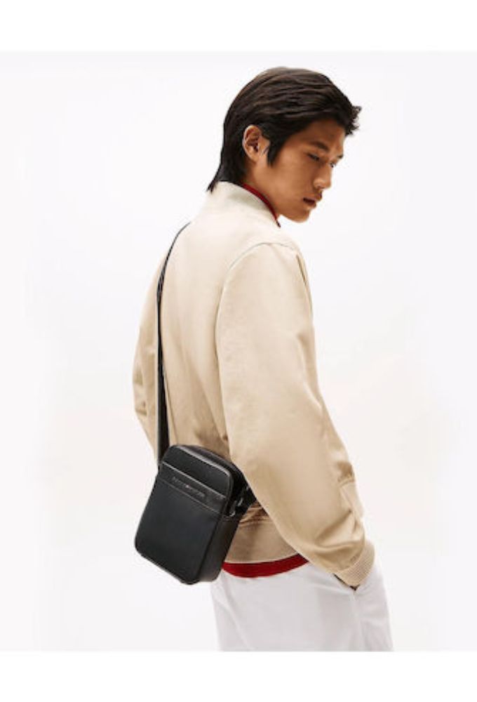 Tommy Hilfiger Ανδρική Τσάντα Ώμου / Χιαστί Μαύρη - Image 3