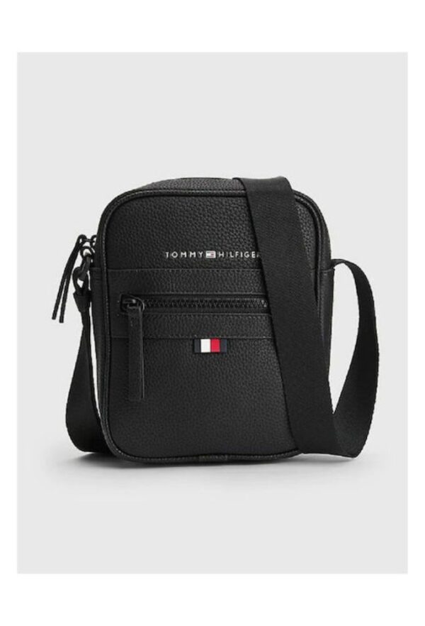 Tommy Hilfiger Ανδρική Τσάντα Ώμου / Χιαστί Μαύρη