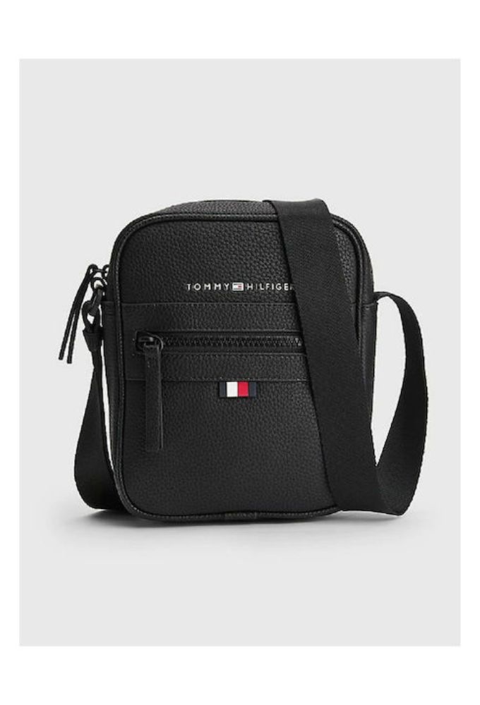 Tommy Hilfiger Ανδρική Τσάντα Ώμου / Χιαστί Μαύρη