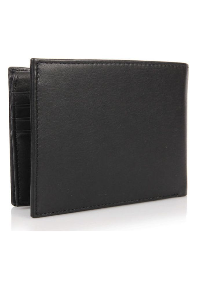 Tommy Hilfiger Mesh Flap Δερμάτινο Ανδρικό Πορτοφόλι Μαύρο - Image 2