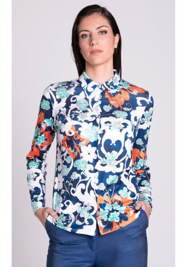 Edas Γυναικείο Eμπριμέ Πουκάμισο