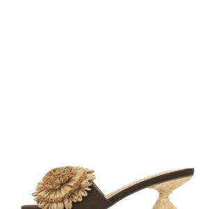 Corina Mules με Χοντρό Τακούνι σε Καφέ Χρώμα