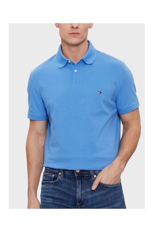 Tommy Hilfiger 1985 Polo Μπλούζα Κοντομάνικη Γαλάζια