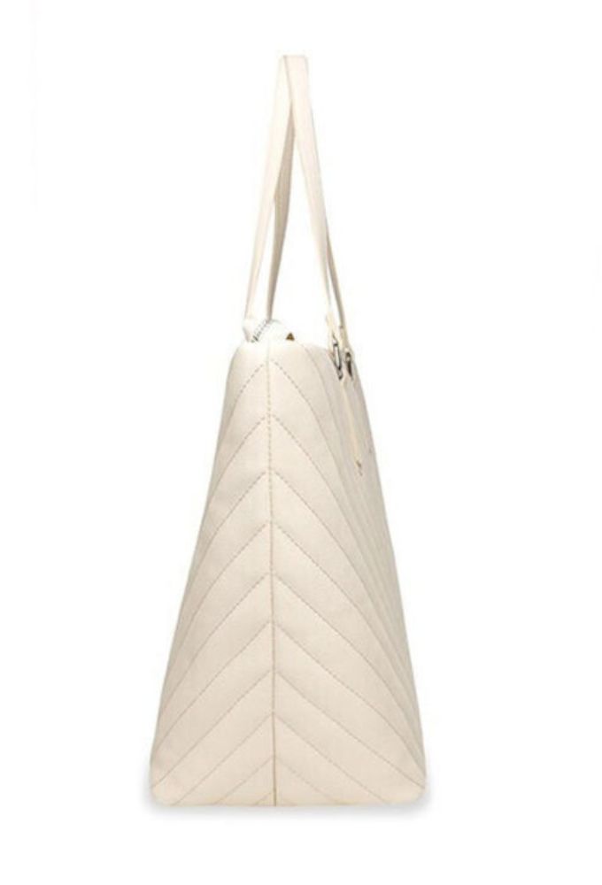 Steve Madden Γυναικεία Τσάντα Tote Χειρός Εκρού - Image 2