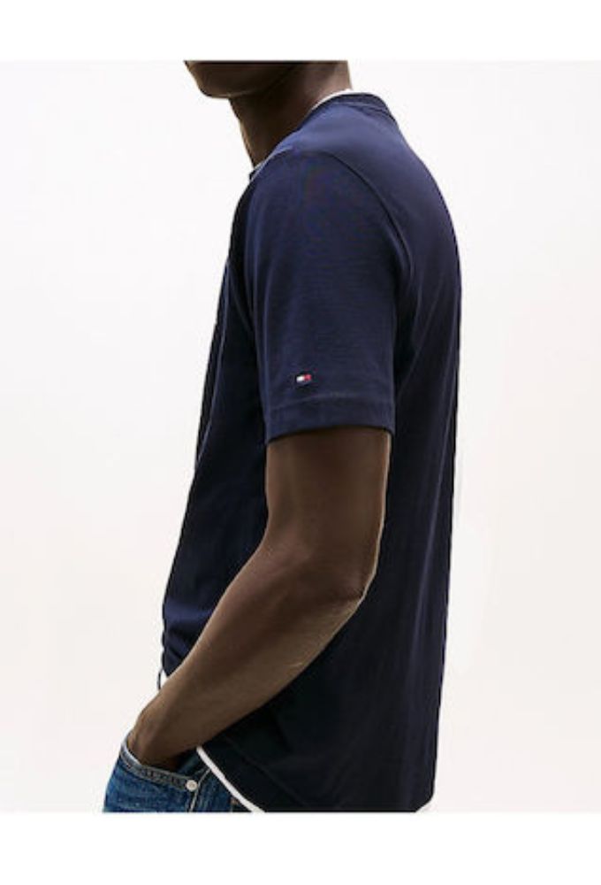 Tommy Hilfiger Crew Neck T-shirt Navy Blue - Image 2