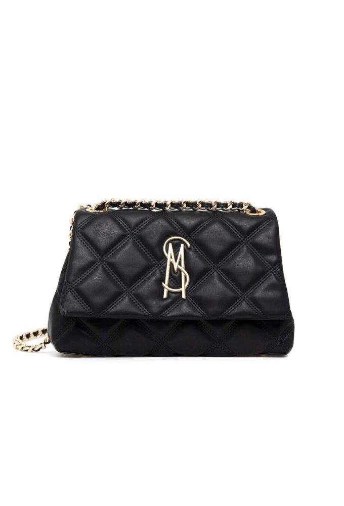 Steve Madden Γυναικεία Τσάντα Ώμου Μαύρη