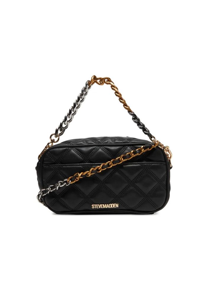 Steve Madden Γυναικεία Τσάντα Ώμου Mαύρη με Αλυσίδα - Image 2