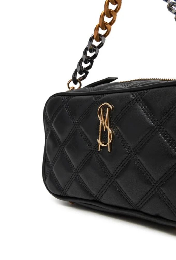 Steve Madden Γυναικεία Τσάντα Ώμου Mαύρη με Αλυσίδα - Image 4