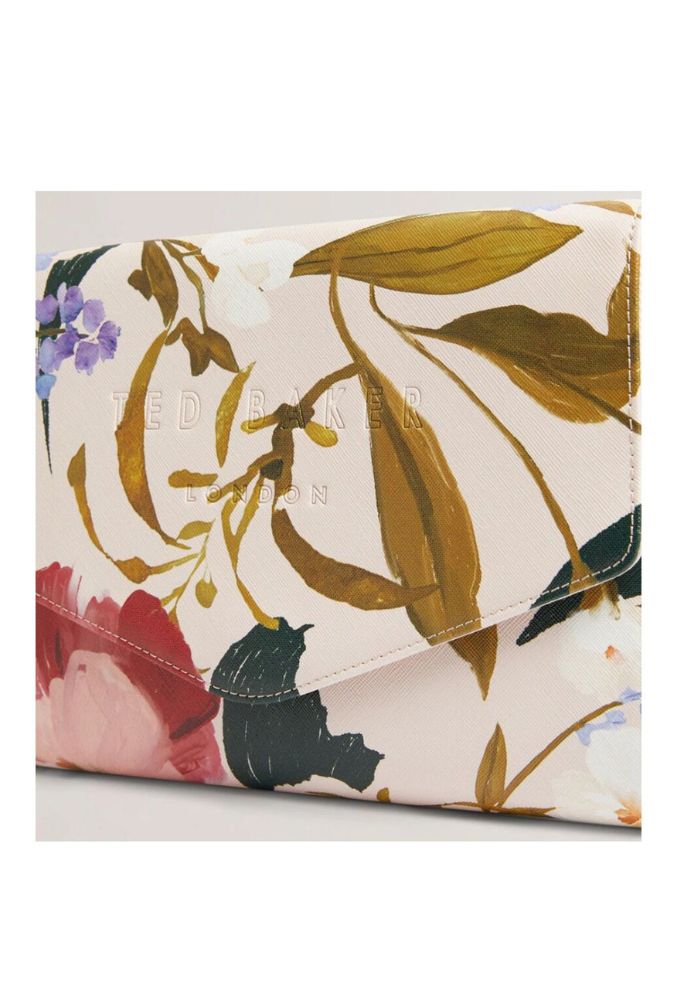 Ted Baker Floral Γυναικείος Φάκελος Ροζ - Image 3