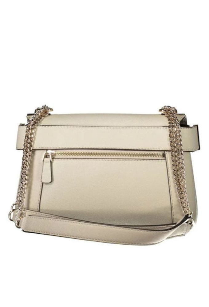 Guess Γυναικεία Τσάντα Ώμου Μπεζ - Image 2