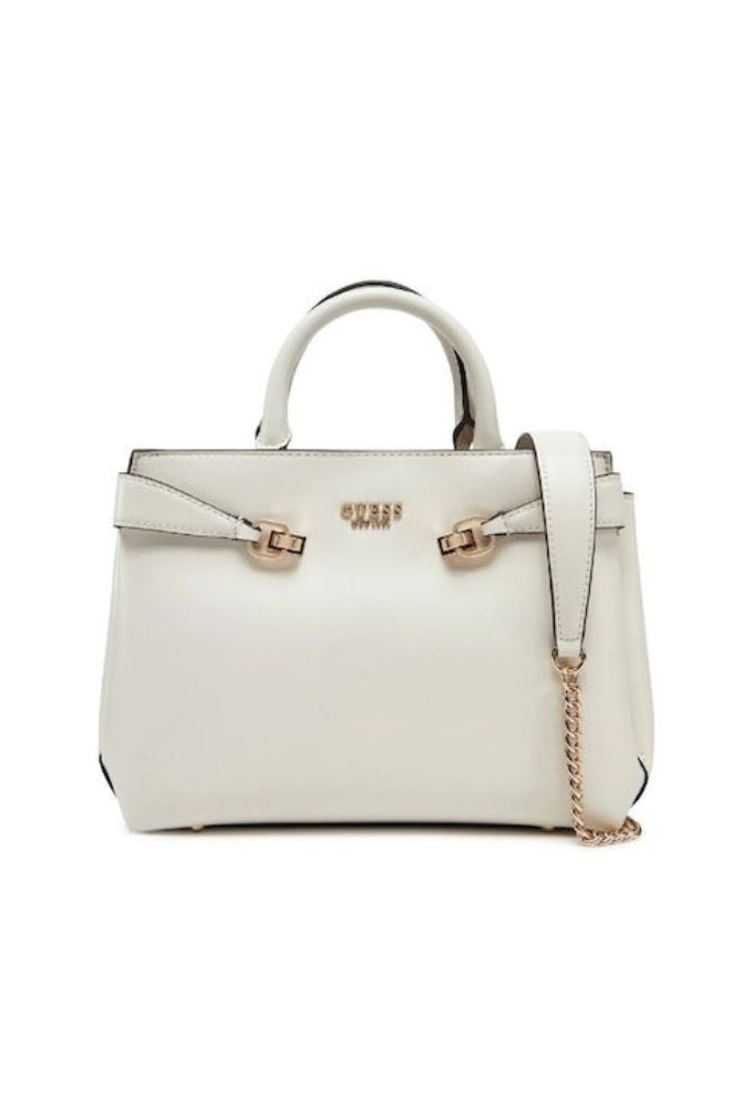 Guess Γυναικεία Τσάντα Ώμου Μπεζ