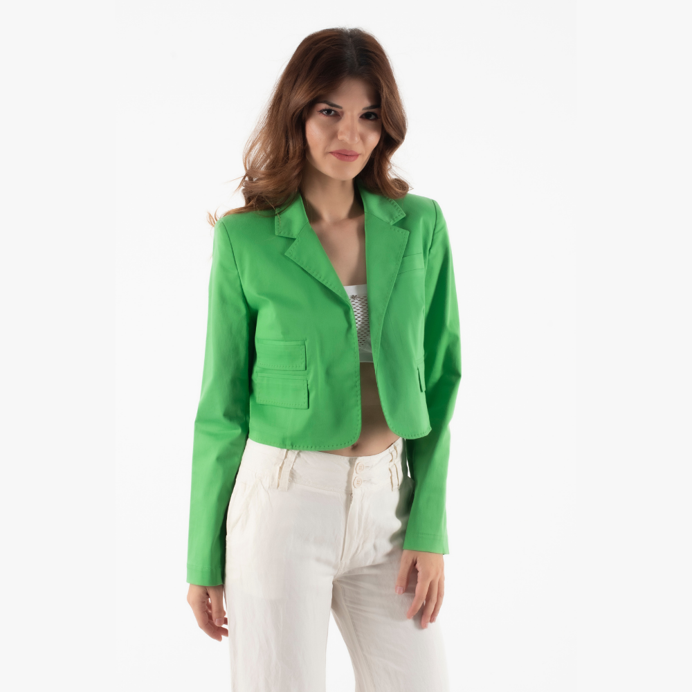 Fidele Πράσινο Κοντό Σακάκι