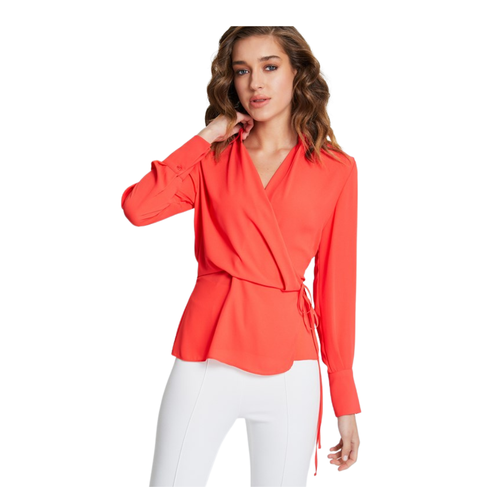 Liu Jo Κρουαζέ Κοραλί Πουκάμισο