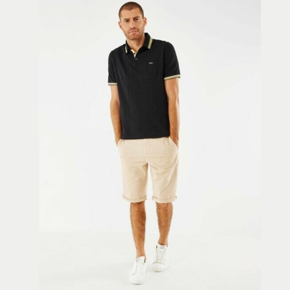 Mexx Μαύρο κοντομάνικο Pique Polo - Image 2