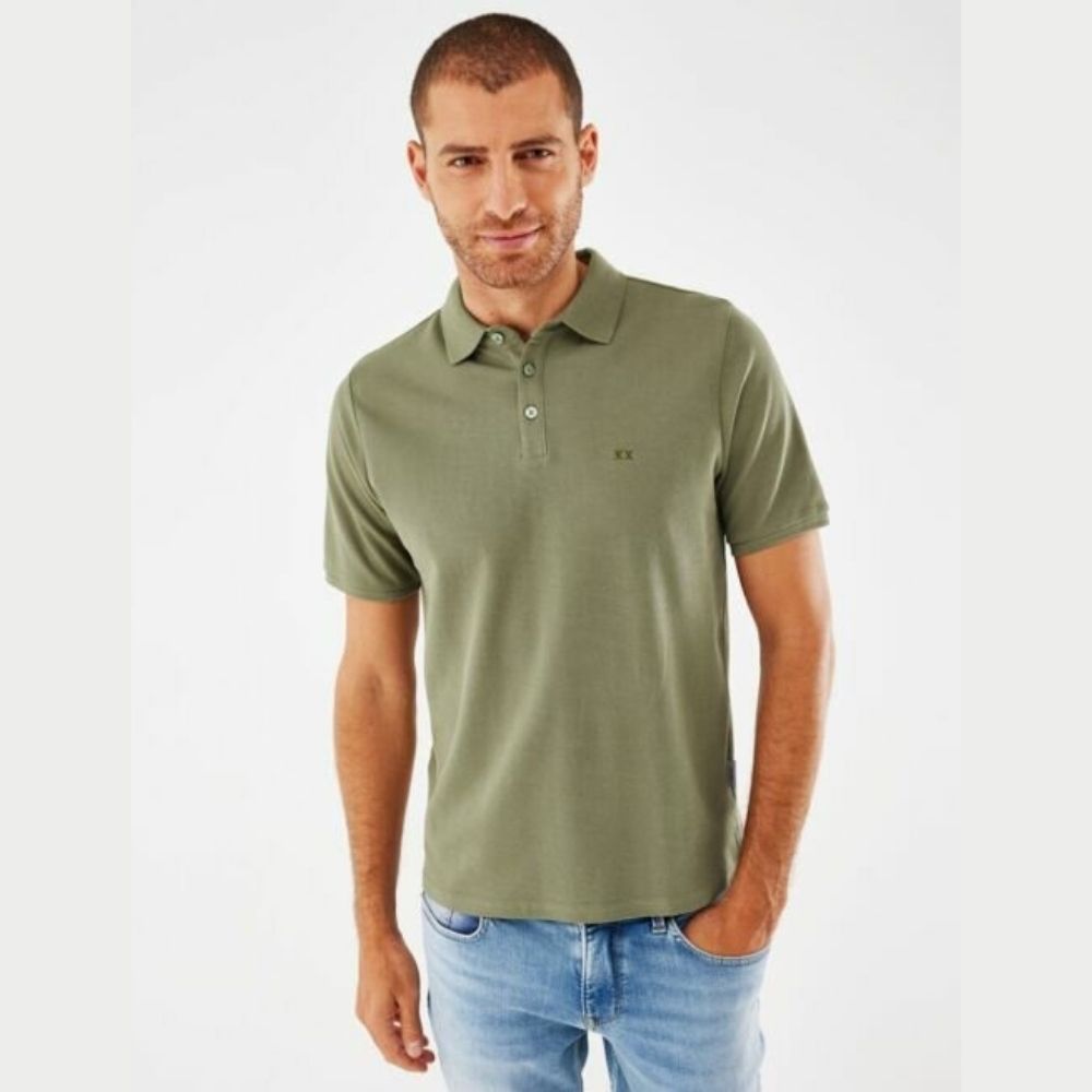 Mexx Λαδί κοντομάνικο Pique polo