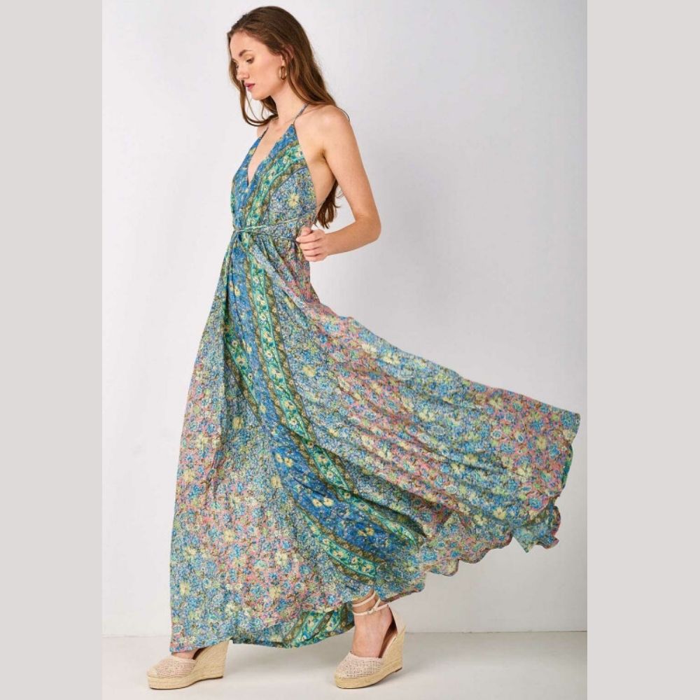 Fullah Sugah Φόρεμα Μακρύ Έξω Πλάτη - Image 3