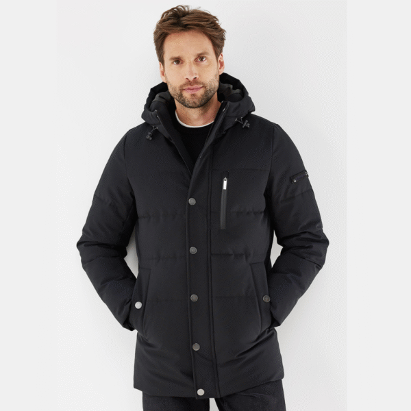 Mexx Fashion Ανδρικό Χειμωνιάτικο Μπουφάν Παρκά Μαύρο