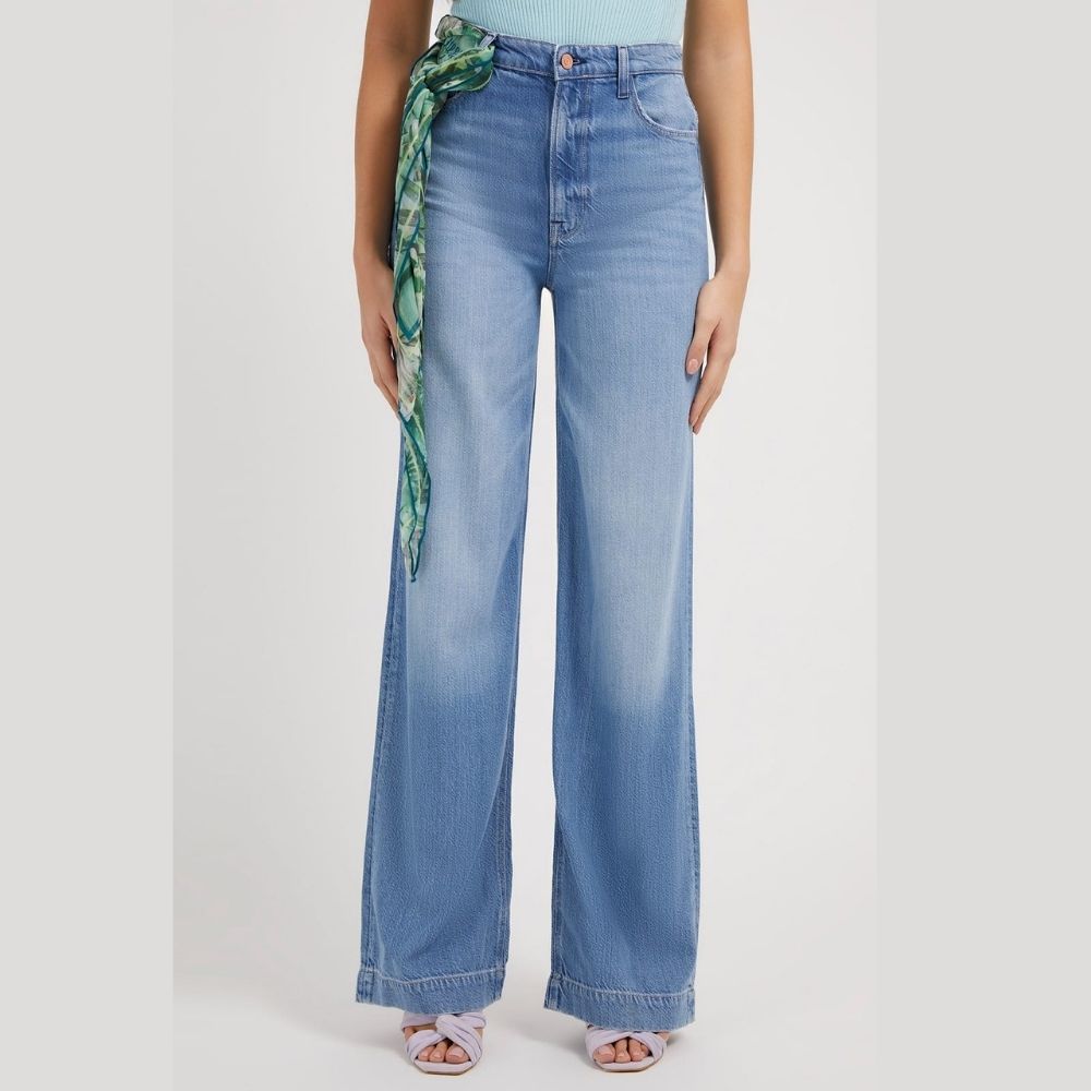 Guess Τζιν Με Φαρδύ Μπατζάκι