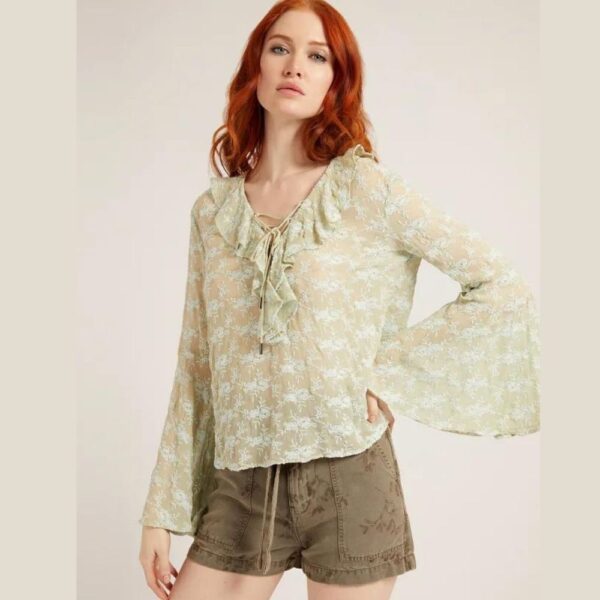 Guess Μπλούζα Με Κεντήματα