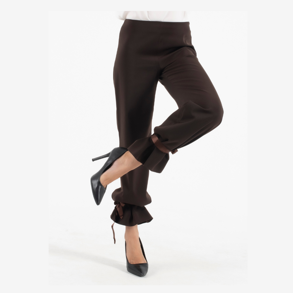 Guess Σκούρο Καφέ Παντελόνι