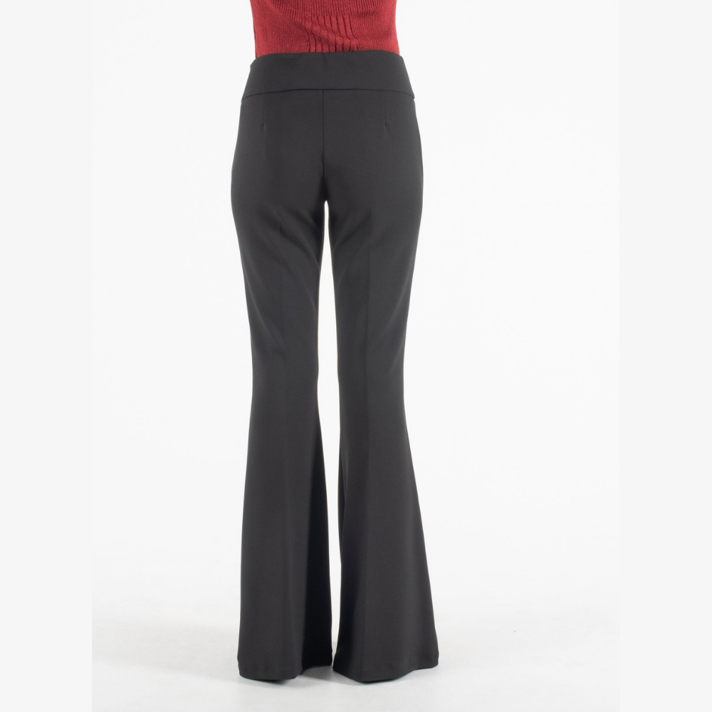 Relish Μαύρο Παντελόνι Καμπάνα - Image 4